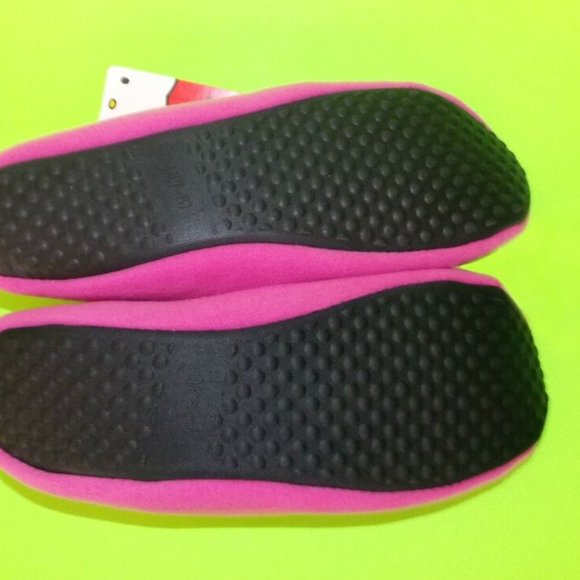 Sanrio Hello Kitty women's cozy fleece Slippers 5/6, Pink - Picture 3 of 6